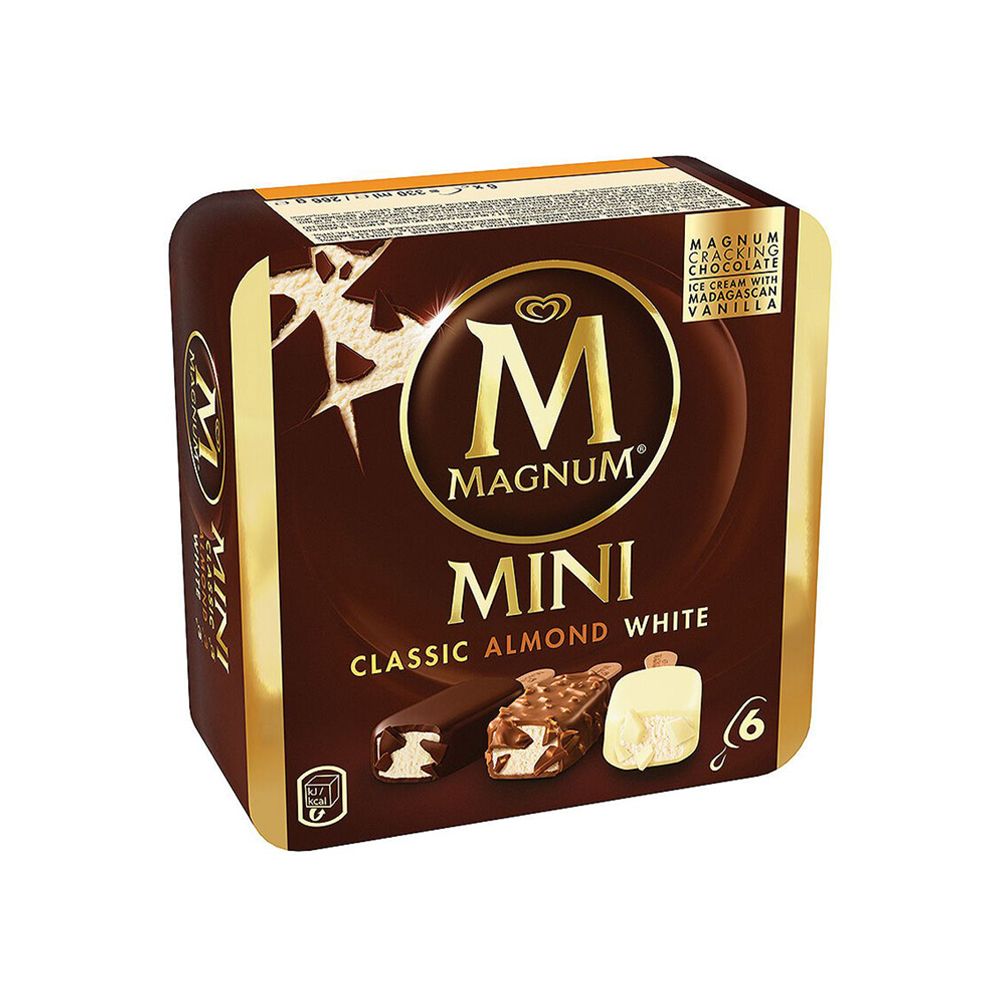 Magnum 3 Chocolates Ice Cream 6un=300g - Handheld Ice Creams - Ice ...
